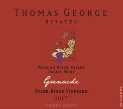 2017 Grenache Starr Ridge Estate Single Vineyard