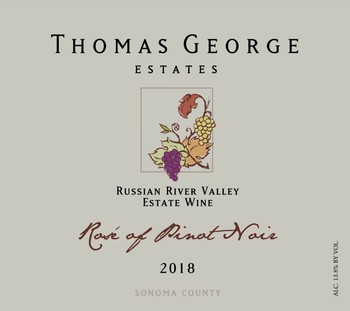 2018 Rose of Pinot Noir Estate RRV