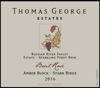 2016 Brut Rosé Starr Ridge Estate Single Vineyard Amber Block