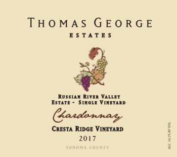 2017 Chardonnay Cresta Ridge Estate Single Vineyard