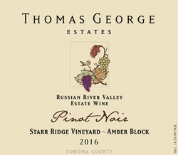 2016 Pinot Noir Starr Ridge Estate Single Vineyard Amber Block