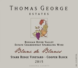 2015 Blanc De Blancs Starr Ridge Estate Single Vineyard Cooper Block